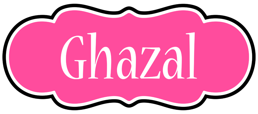 Ghazal invitation logo