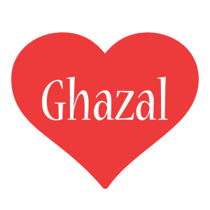 Ghazal love logo
