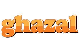 Ghazal orange logo