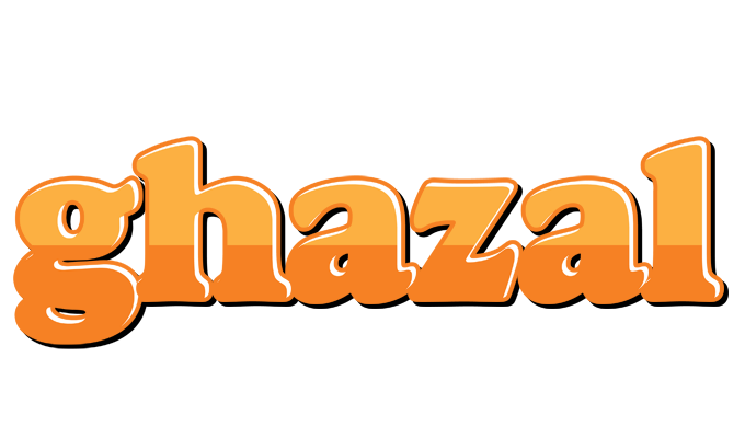 Ghazal orange logo