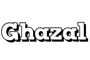 Ghazal snowing logo