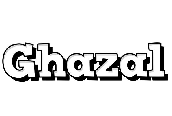 Ghazal snowing logo