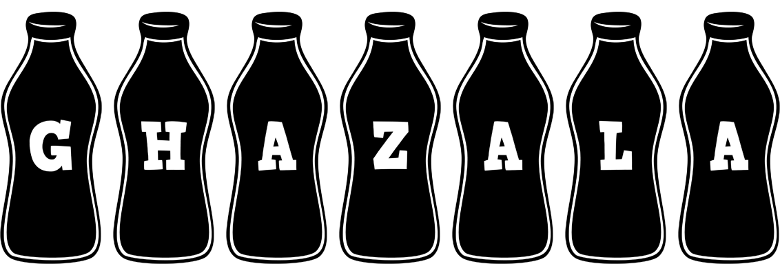 Ghazala bottle logo