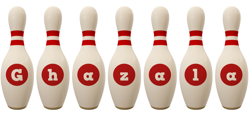 Ghazala bowling-pin logo