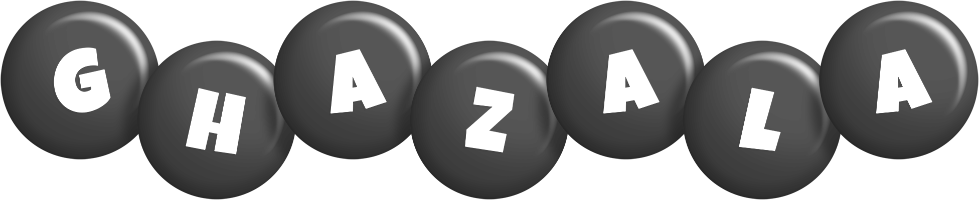 Ghazala candy-black logo