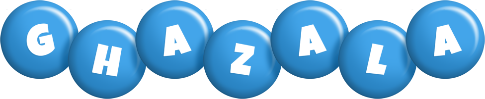 Ghazala candy-blue logo