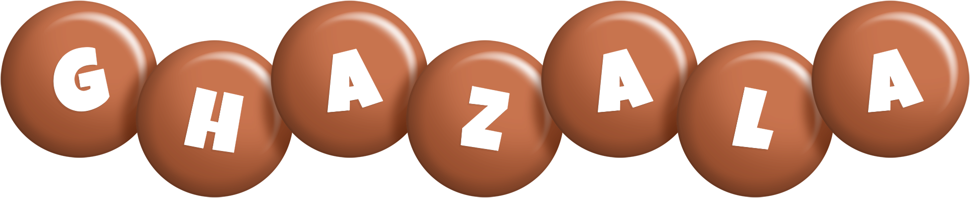 Ghazala candy-brown logo