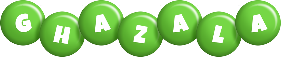 Ghazala candy-green logo