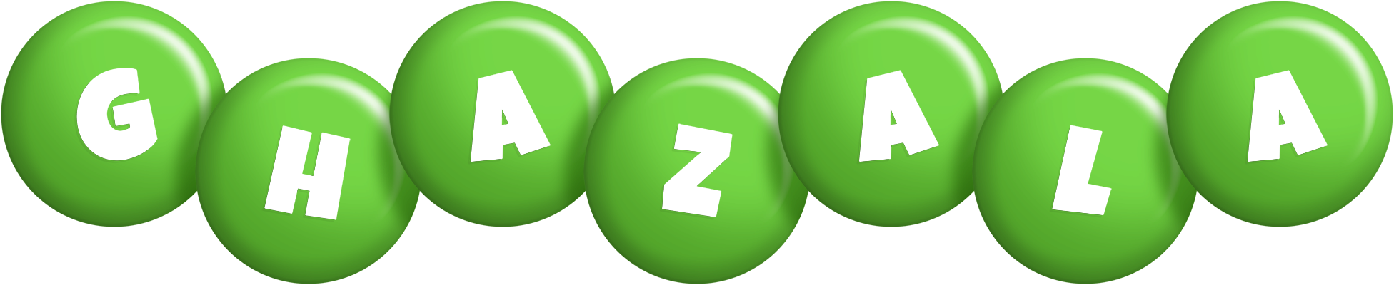 Ghazala candy-green logo