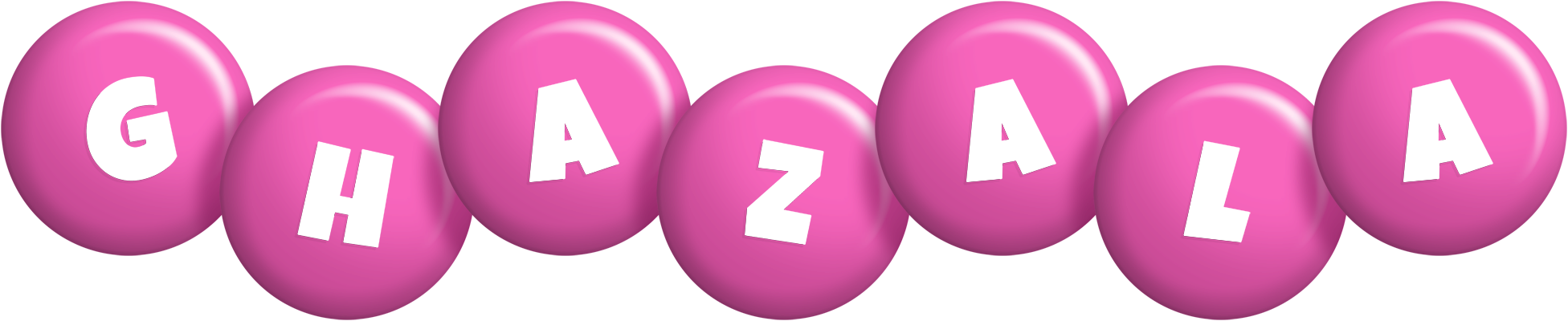Ghazala candy-pink logo