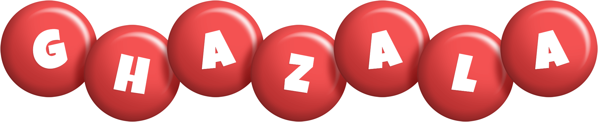Ghazala candy-red logo