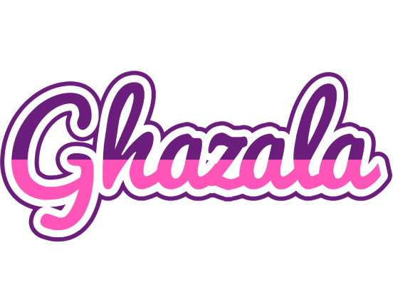 Ghazala cheerful logo