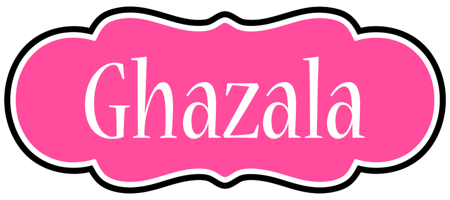 Ghazala invitation logo
