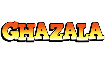 Ghazala sunset logo