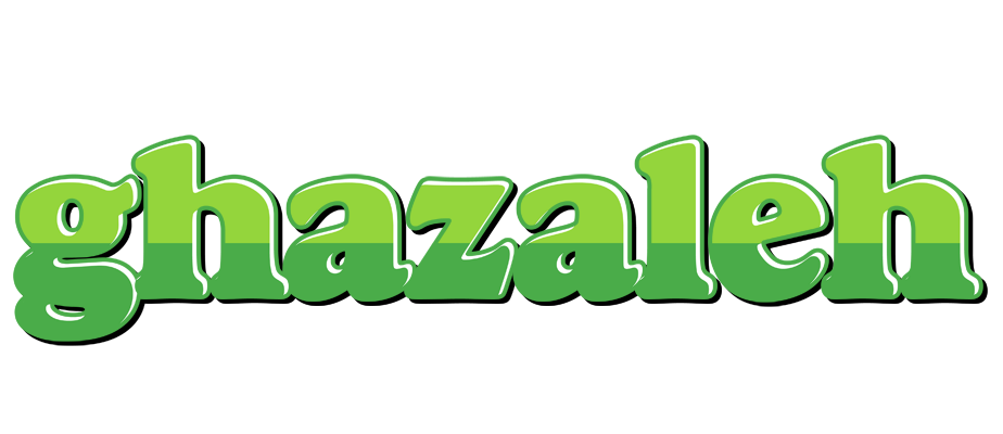 Ghazaleh apple logo