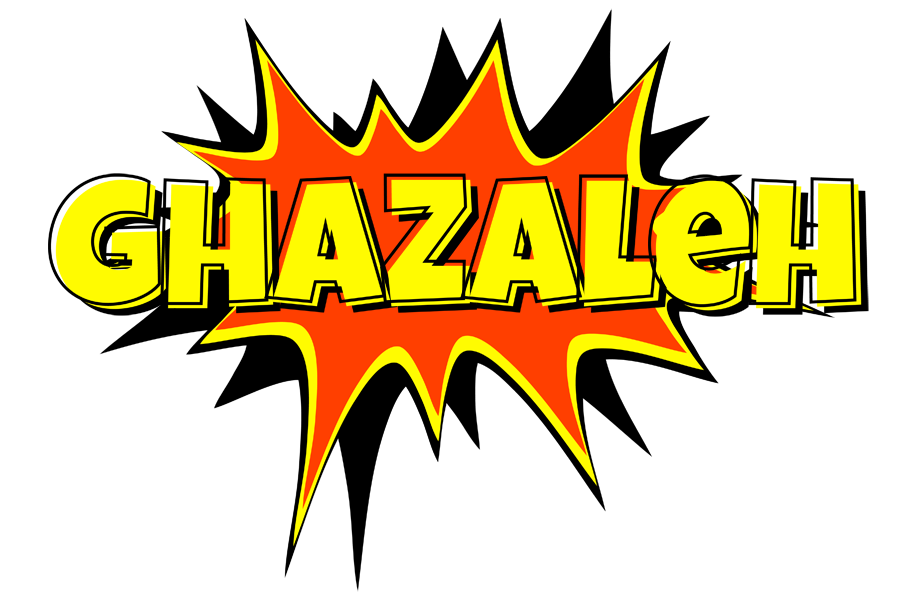 Ghazaleh bazinga logo