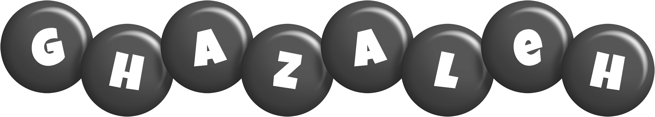Ghazaleh candy-black logo