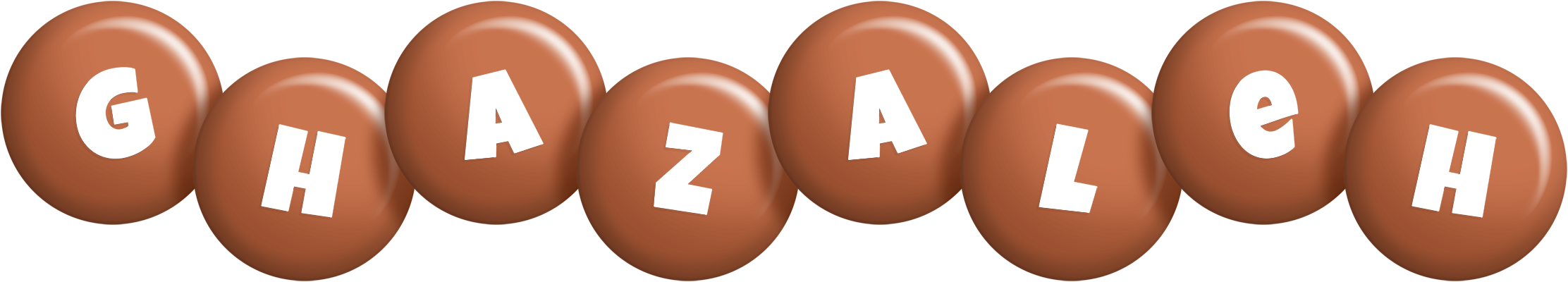 Ghazaleh candy-brown logo