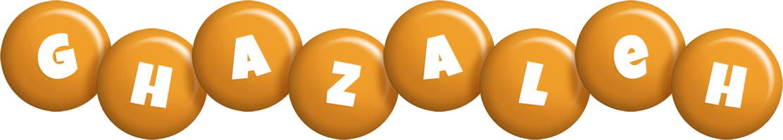 Ghazaleh candy-orange logo