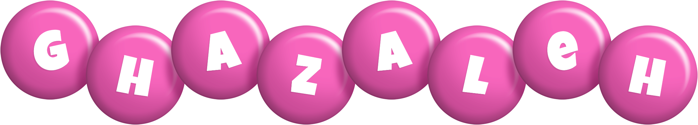 Ghazaleh candy-pink logo