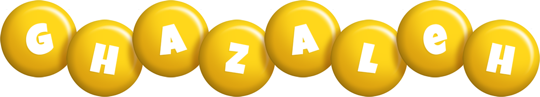 Ghazaleh candy-yellow logo