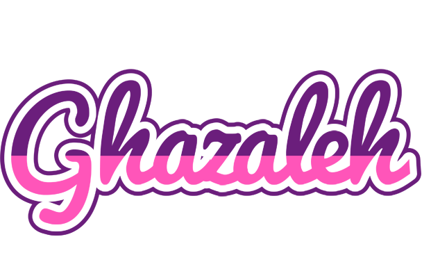 Ghazaleh cheerful logo