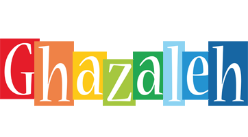 Ghazaleh colors logo