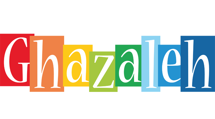Ghazaleh colors logo
