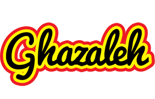 Ghazaleh flaming logo