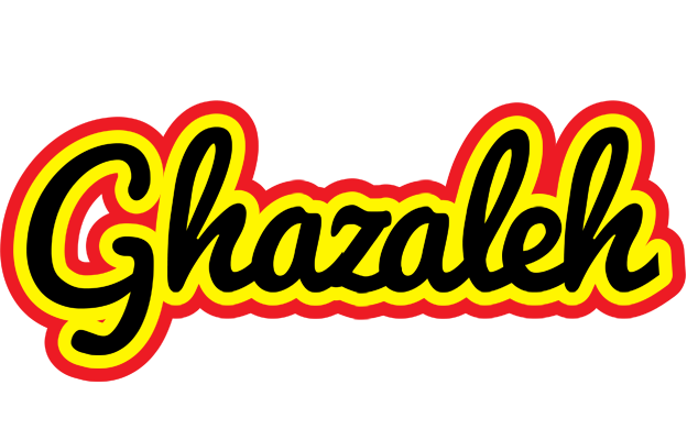 Ghazaleh flaming logo