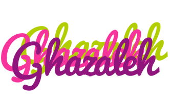 Ghazaleh flowers logo