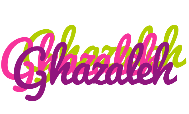 Ghazaleh flowers logo