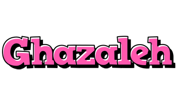 Ghazaleh girlish logo