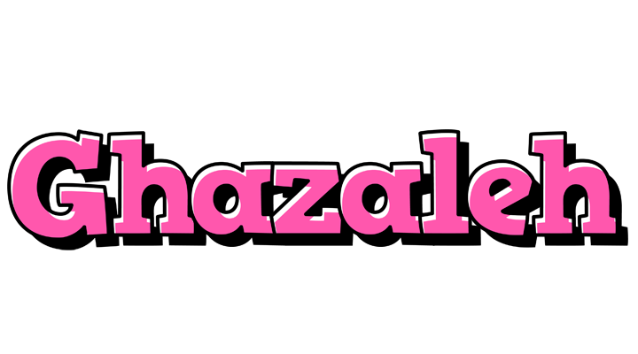 Ghazaleh girlish logo