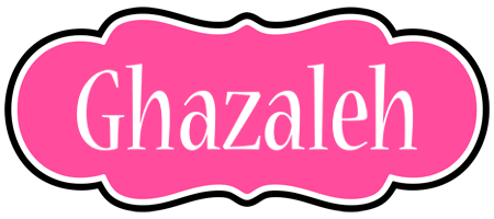 Ghazaleh invitation logo