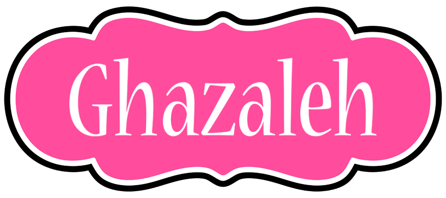 Ghazaleh invitation logo