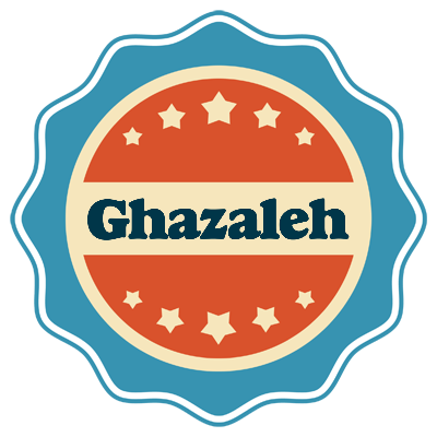 Ghazaleh labels logo