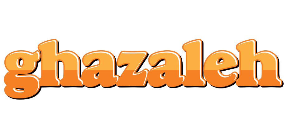 Ghazaleh orange logo