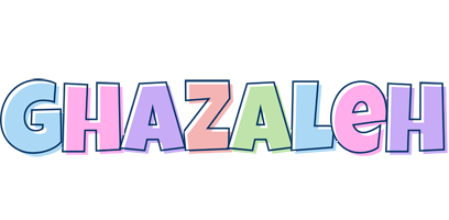 Ghazaleh pastel logo