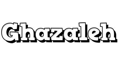 Ghazaleh snowing logo