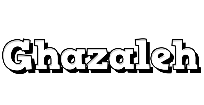Ghazaleh snowing logo