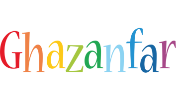 Ghazanfar birthday logo