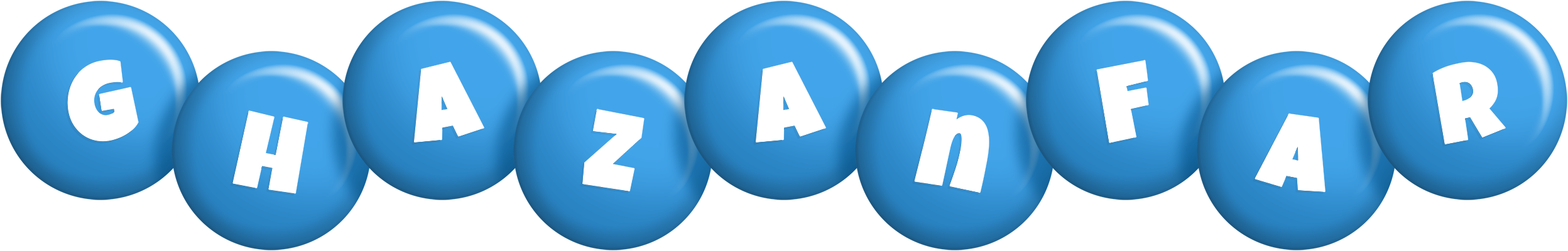 Ghazanfar candy-blue logo