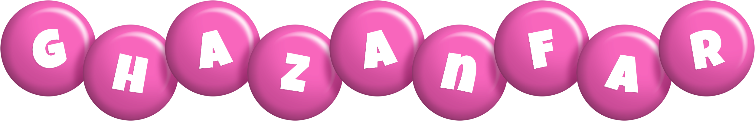 Ghazanfar candy-pink logo