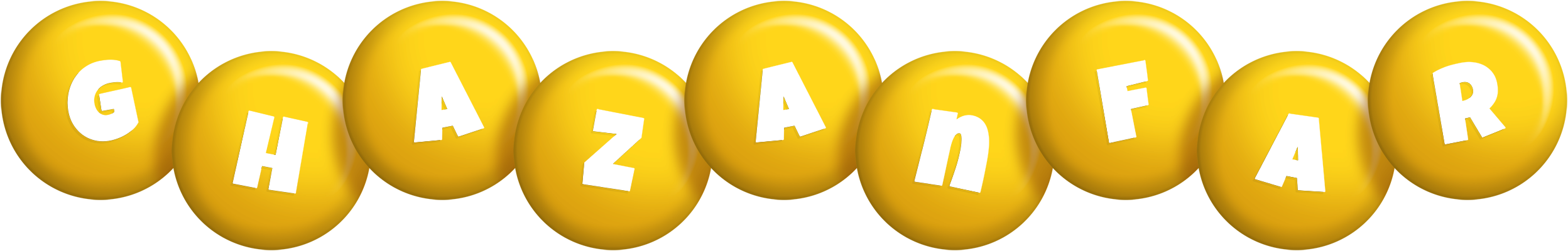 Ghazanfar candy-yellow logo