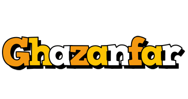 Ghazanfar cartoon logo