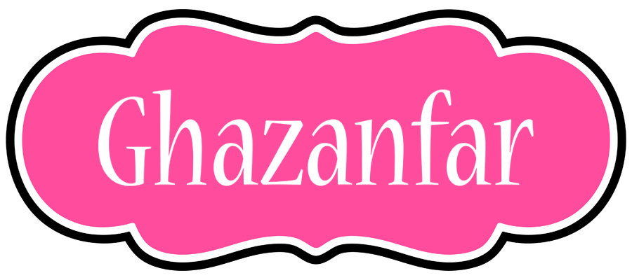 Ghazanfar invitation logo