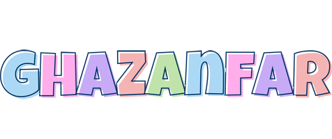 Ghazanfar pastel logo