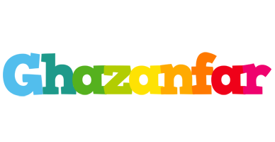Ghazanfar rainbows logo