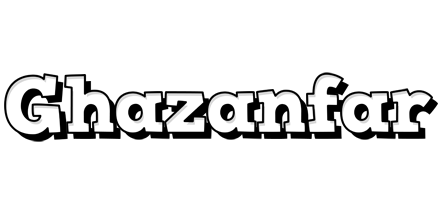 Ghazanfar snowing logo